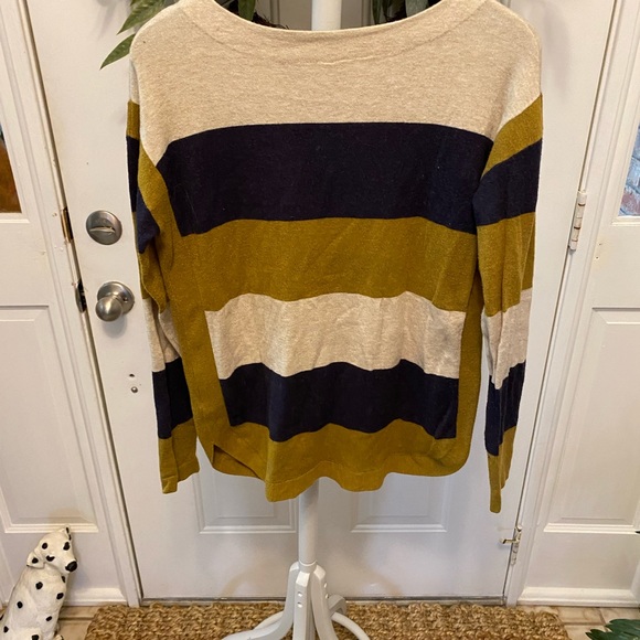 TeeBerry & Weave Color Block Stripe Sweater LS L - Picture 2 of 7